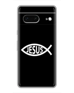 Чехол для Google Pixel 7 с картинкой «Классический Jesus»