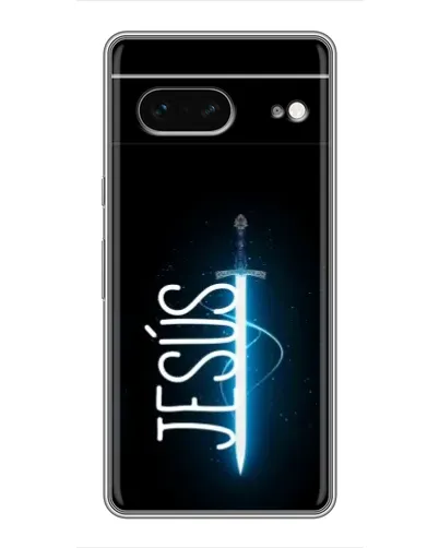 Чехол для Google Pixel 7 с картинкой «Меч Духа Jesus»