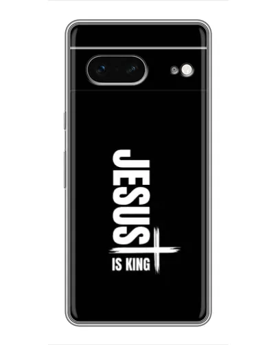 Чехол для Google Pixel 7 с картинкой «Вертикаль веры Jesus»