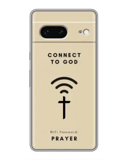 Чехол для Google Pixel 7 с картинкой «Молитва Connect»