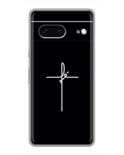 Чехол для Google Pixel 7 с картинкой «Тонкий крест»