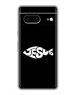 Чехол для Google Pixel 7 с картинкой «Рыба Jesus»