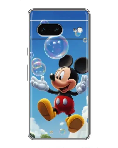 Чохол для Google Pixel 7 з картинкою «Mickey та мильні бульбашки»