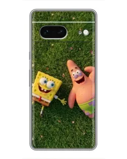 Чехол для Google Pixel 7 с картинкой «Друзья на лужайке»