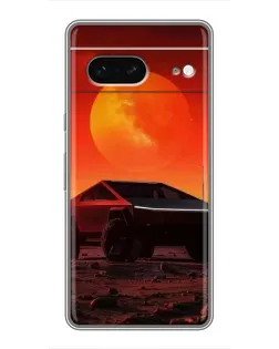 Чохол для Google Pixel 7 з картинкою «Cybertruck на Марсі»