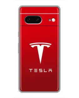 Чохол для Google Pixel 7 з картинкою «Tesla Red Classic»