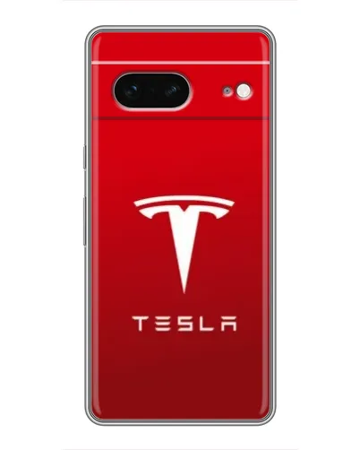 Чохол для Google Pixel 7 з картинкою «Tesla Red Classic»