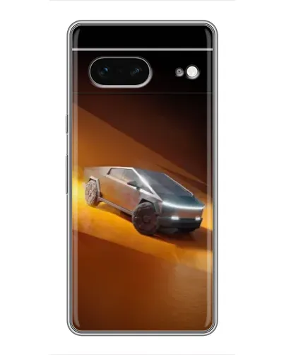 Чохол для Google Pixel 7 з картинкою «Cybertruck у пустелі»