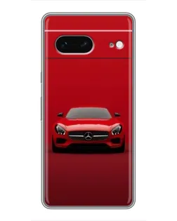Чохол для Google Pixel 7 з картинкою «Червоний Mercedes AMG»