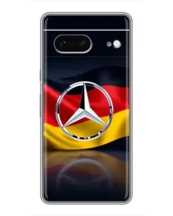 Чохол для Google Pixel 7 з картинкою «Mercedes — прапор Німеччини»