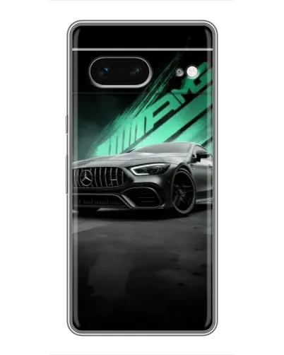 Чохол для Google Pixel 7 з картинкою «Темний Mercedes AMG»