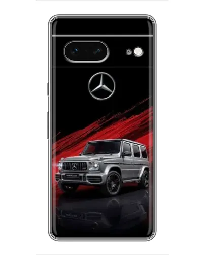 Чохол для Google Pixel 7 з картинкою «Mercedes G-Class червоний»