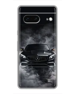 Чохол для Google Pixel 7 з картинкою «Mercedes у диму»