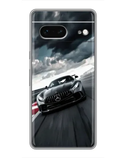Чохол для Google Pixel 7 з картинкою «Гоночний Mercedes AMG»