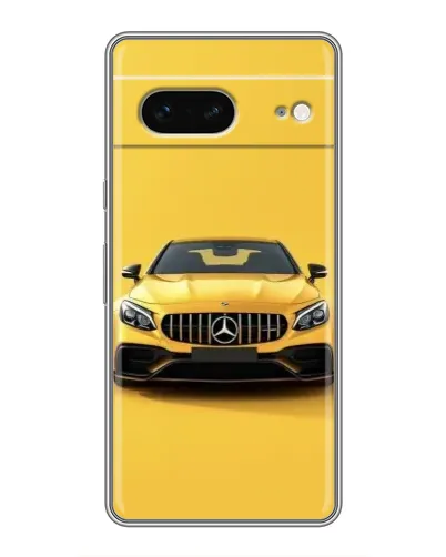 Чохол для Google Pixel 7 з картинкою «Жовтий Mercedes GT»
