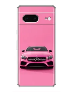 Чохол для Google Pixel 7 з картинкою «Рожевий Mercedes AMG»