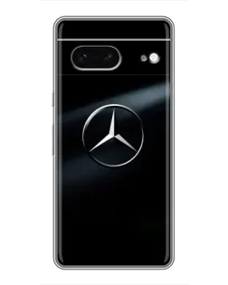 Чохол для Google Pixel 7 з картинкою «Mercedes на металі»