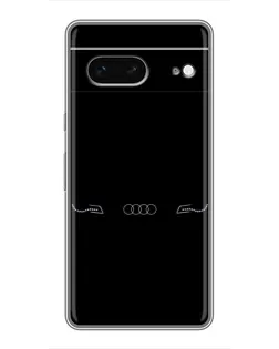 Чохол для Google Pixel 7 з картинкою «Audi — світловий підпис»