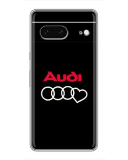 Чохол для Google Pixel 7 з картинкою «Логотип Audi Heart»