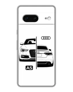 Чохол для Google Pixel 7 з картинкою «Audi — контрастний дизайн»