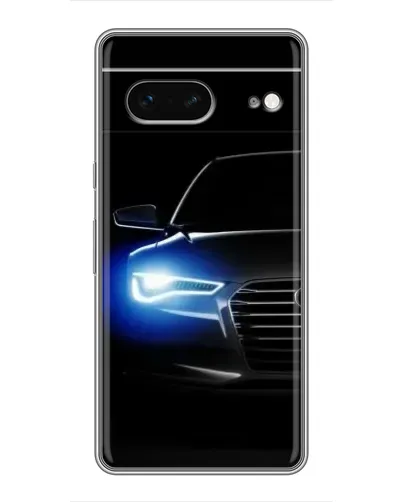 Чохол для Google Pixel 7 з картинкою «Неоновий погляд Audi»