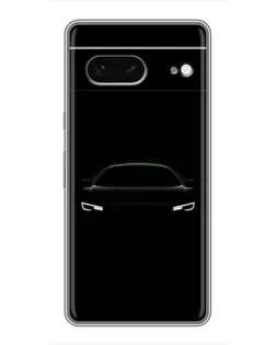 Чохол для Google Pixel 7 з картинкою «Погляд Audi у темряві»
