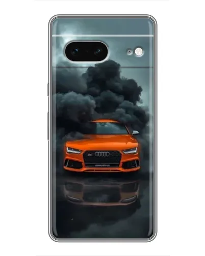 Чохол для Google Pixel 7 з картинкою «Audi у хмарах диму»