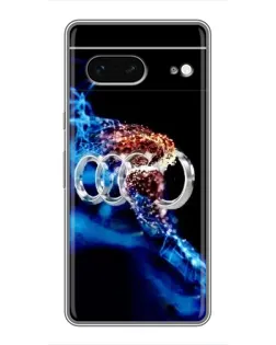 Чохол для Google Pixel 7 з картинкою «Енергія лого Audi»