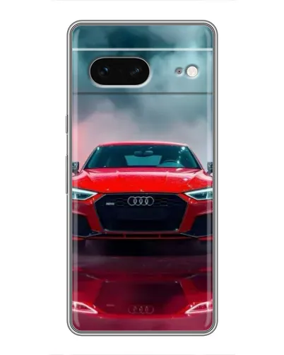 Чохол для Google Pixel 7 з картинкою «Audi RS — червоний стиль»