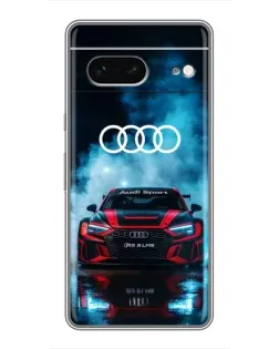 Чохол для Google Pixel 7 з картинкою «Audi Sport — неон»
