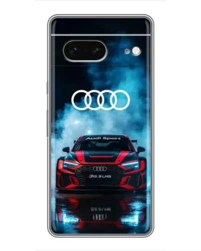 Чохол для Google Pixel 7 з картинкою «Audi Sport — неон»