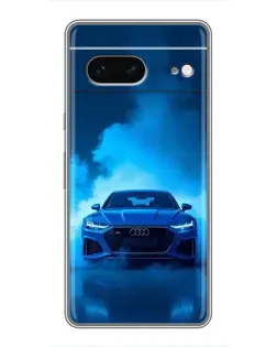 Чохол для Google Pixel 7 з картинкою «Audi — блакитна енергія»