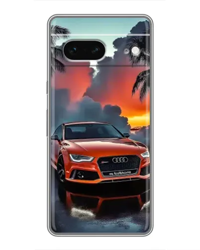 Чохол для Google Pixel 7 з картинкою «Audi — захід сонця»