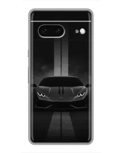 Чохол для Google Pixel 7 з картинкою «Lamborghini симетрія доріг»