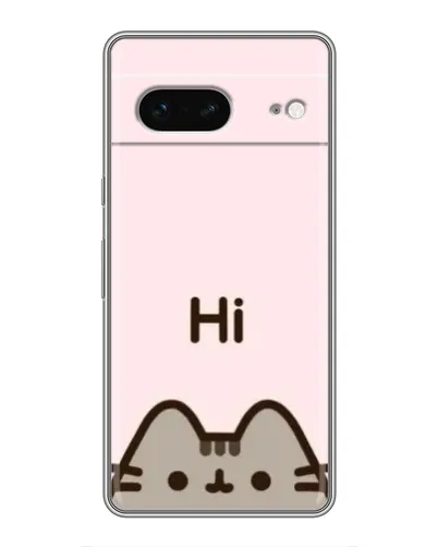 Чохол для Google Pixel 7 з картинкою «Пушин каже Hi»