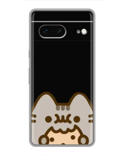 Чохол для Google Pixel 7 з картинкою «Пушин на чорному»