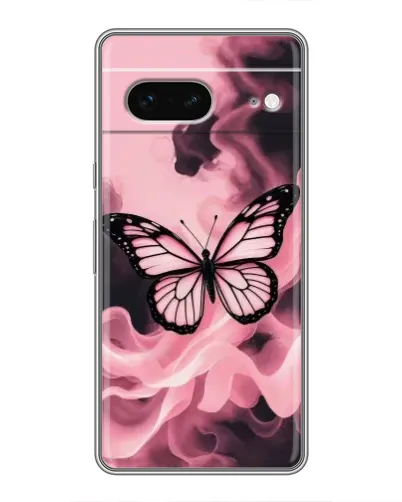 Чехол для Google Pixel 7 с картинкой «Бабочка в дыму»