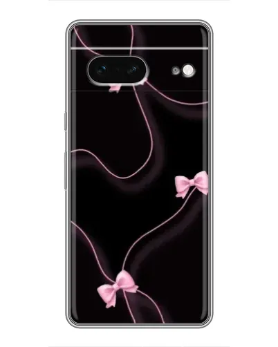 Чехол для Google Pixel 7 с картинкой «Розовые ленты»