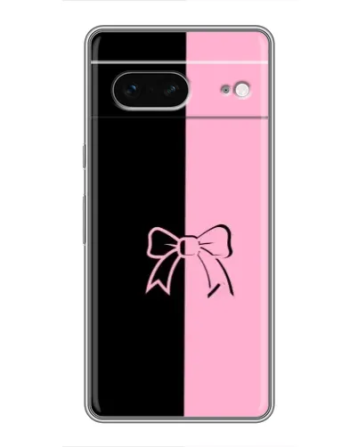 Чехол для Google Pixel 7 с картинкой «Половинки банта»