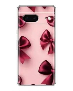 Чехол для Google Pixel 7 с картинкой «Бордовый атлас»