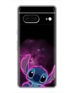 Чехол для Google Pixel 7 с картинкой «Неоновый Stitch»