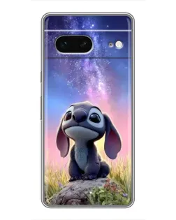 Чехол для Google Pixel 7 с картинкой «Стич на рассвете»