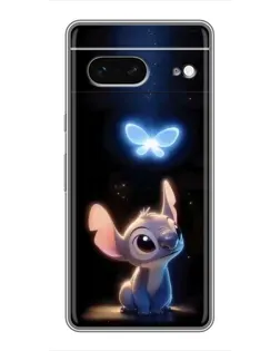 Чехол для Google Pixel 7 с картинкой «Сияющий Стич»