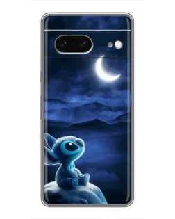 Чехол для Google Pixel 7 с картинкой «Лунная ночь Стича»