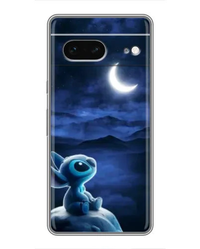 Чехол для Google Pixel 7 с картинкой «Лунная ночь Стича»
