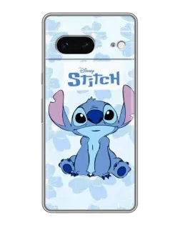 Чехол для Google Pixel 7 с картинкой «Stitch среди цветов»