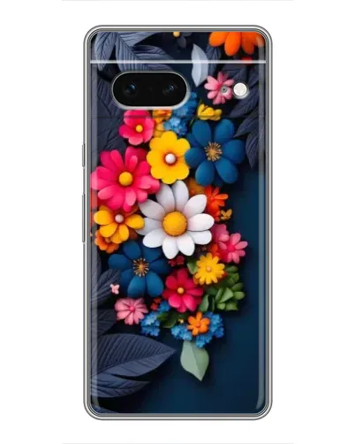 Чехол для Google Pixel 7 с картинкой «Цветочная феерия»