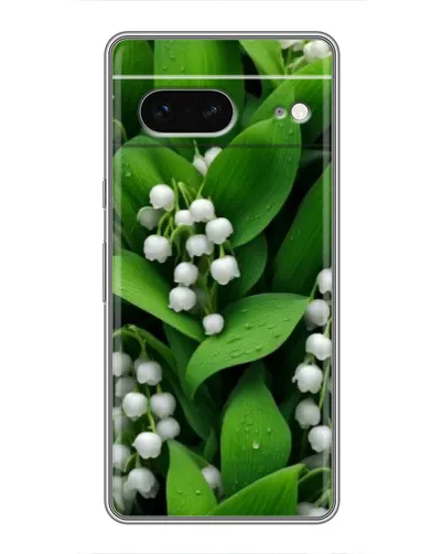 Чехол для Google Pixel 7 с картинкой «Ландыши в зелени»