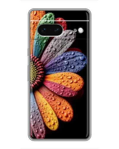 Чехол для Google Pixel 7 с картинкой «Радужный цветок»