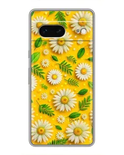 Чехол для Google Pixel 7 с картинкой «Ромашковое солнце»
